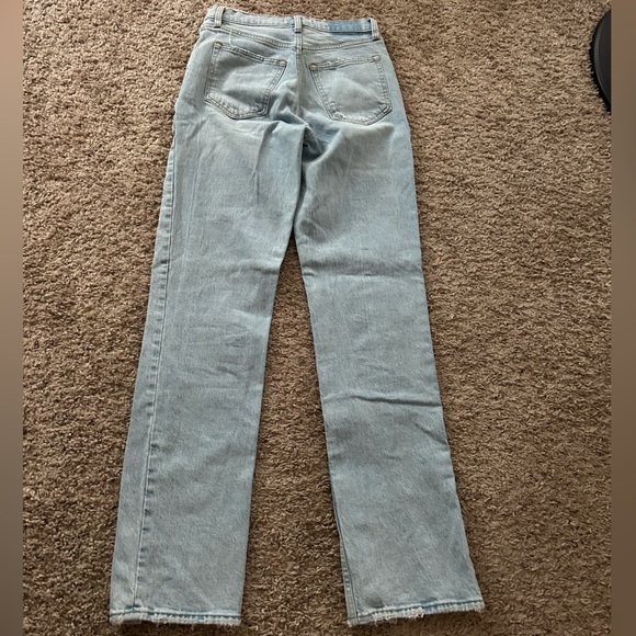 BOGO Abercrombie & Fitch 90’s High Rise Straight Jeans size 26/2L - Picture 2 of 3